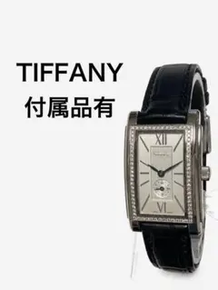 超美品！　ティファニー　ダイヤベゼル　純正未使用ベルト　レディース腕時計のサムネイル