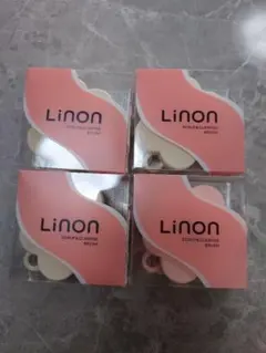 新品Linon スカルプクレンジングブラシ 4個セット白4ピンク1のサムネイル