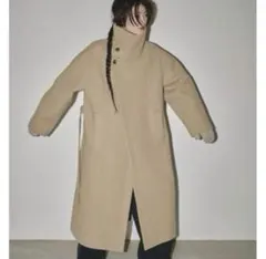 TODAYFUL stand collar wool coat 38のサムネイル