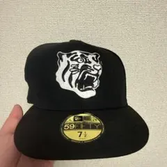 NEW ERA 59FIFTY Tigers ブラックキャップ 7 1/2