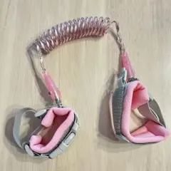 【極美品】キッズハーネス　ピンク　迷子防止紐