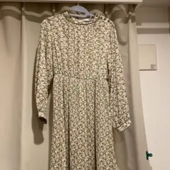 RayCassin レイカズン　ロングワンピース　花柄フラワー　フリル袖