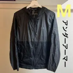 美品UNDER ARMOUR アンダーアーマー ウィンドブレーカー Mサイズ 黒