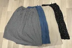 ⭐︎スカート4点まとめ売り⭐︎earth music &ecology・しまむら等