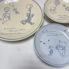 ★くまのプーさん絵皿6枚セットのサムネイル