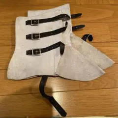革製脚半　未使用品