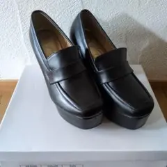 YOSUKE　厚底パンプス （ブラック）サイズL