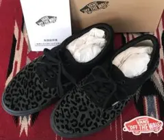 最高のレオパード柄 VANS ERA スウェード スニーカー 8H 26.5cm