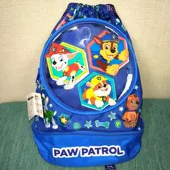 PAW PATROL ナップザック 青　パウパトロール　 リュック　パウパト