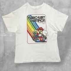 マリオキャラクターゲームTシャツ半袖レトログランジフェードNintendo古着