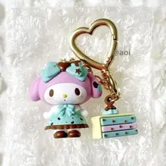 サンリオ　チョコミントデザインシリーズ　マスコットホルダー　マイメロディ