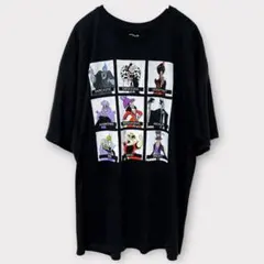 【海外限定】Disney ヴィランズ オーバーサイズTシャツ 2X ブラック