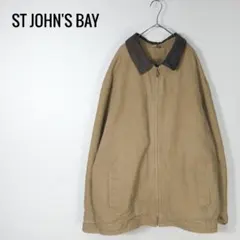 ST.JOHN'S BAY Duck Jacket 襟レザー XXL