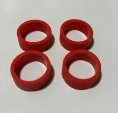 ミニ四駆　中経ペラタイヤ　4個セット　赤