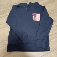 ロデオクラウンズ ネイビー フード付きスウェット