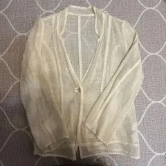 KBF メッシュ カーディガン ジャケット