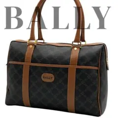 【美品】BALLY バリー ボストンバッグ 旅行用バッグ PVC レザーのサムネイル