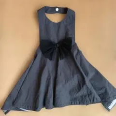 新品　ハンドメイド　ベビー用リボン付き おしゃれエプロンのサムネイル