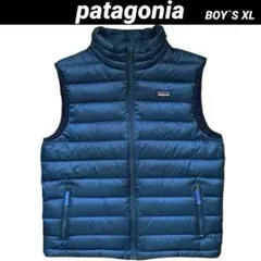 【美品】パタゴニア patagonia キッズ ダウンベスト BOY`S XL
