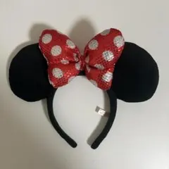 ミニーマウス スパンコール カチューシャ ディズニー