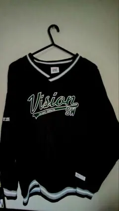 VISION STREET WEAR　プルオーバー 長袖 Vネック