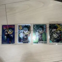 僕のヒーローアカデミアヒーローズチップカードウエハースクリアカード緑谷出久セット