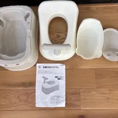 排泄未使用！西松屋おまるトイレ抗菌3wayオマルトイトレのサムネイル