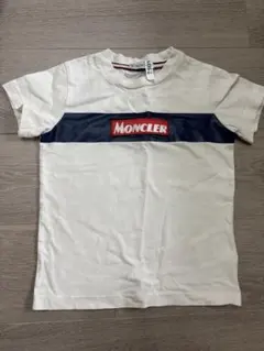 MONCLER ロゴ Tシャツ ホワイト/ネイビーのサムネイル