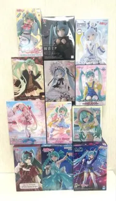 初音ミク プライズフィギュア まとめ売り 12点セット