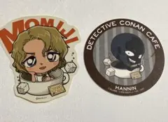 コナンカフェ　コースター・シール