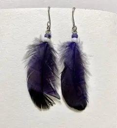手作りピアス(フェザー)