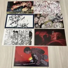 進撃の巨人　DVD 特典　ポストカード　イラストカード　7枚セット　エレン　②