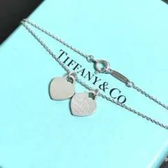 ティファニー ネックレス リターントゥハート ダブル 40cm シルバー925