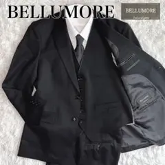 ✨極美品✨ベルモーレ　洋服の青山　メンズ礼服　ブラックフォーマル　スリーピース