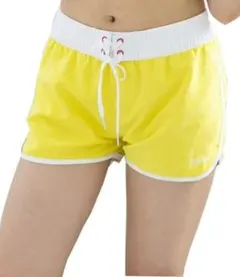 （新品）サーフパンツ イエロー (Sサイズ)レディース