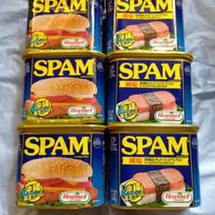 ６缶✖️SPAM、スパムランチョンミートレギュラー、減塩食べ比べセットのサムネイル