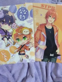 すとぷり　ななもり　ジェル　クリアファイル　缶バッジ　3点セット
