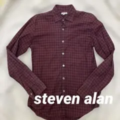 steven alan チェック柄シャツ XSのサムネイル