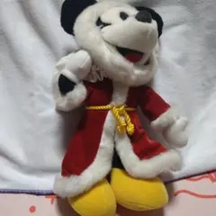 激レア 初期 DISNEYSTORE ミッキーマウス サンタぬいぐるみ - メルカリ