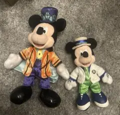 ミッキーぬいぐるみバッジ2点セット