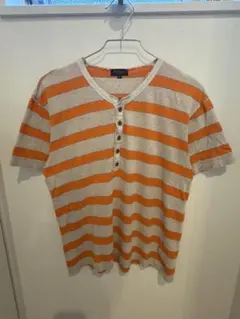 Paul Smith COLLECTION ボーダー ヘンリーネック Tシャツのサムネイル