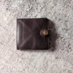 IL BISONTE 二つ折り財布 レザー ブラウン