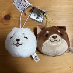 忠犬もちしば ぬいぐるみマスコット 2種セット