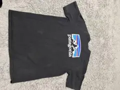 パタゴニア 黒 半袖Tシャツ 古着 Mサイズ