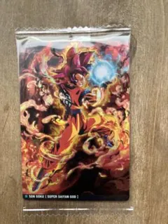 ドラゴンボール　イタジャガカード　孫悟空　スーパーサイヤ人ゴッド　R