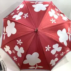 【未使用保管品】Guy Laroche ギラロッシュ 長傘 花柄 レッドタグ付のサムネイル