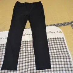 しまむら　ブラック スキニーパンツ 前ポケット付き