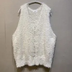 LOWRYSFARM ローリーズファーム シャギーZIPベスト