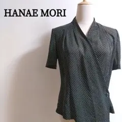 HANAE MORI COUTURE ドット 半袖ブラウス 38のサムネイル
