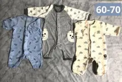 UNIQLO ユニクロ　バースデイ　ロンパース　キルト　60ー70サイズ　くま